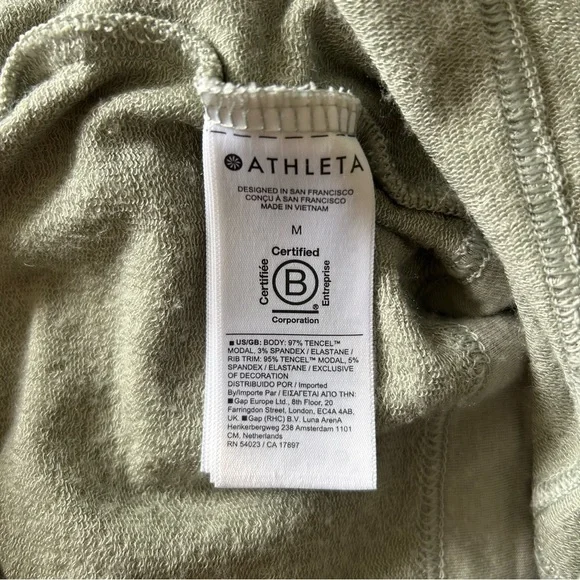 Athleta Nirvana Pranayama Minimalistic Mint Green Wrap Tencel Modal Cardigan - Picture 12 of 13